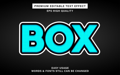 box text effect