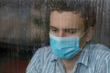 Young sick man