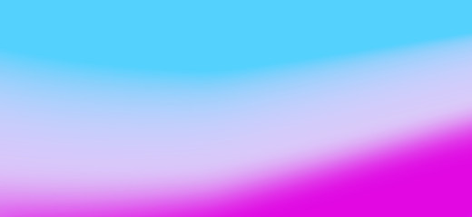 Blurred background with color transition from maya blue to deep magenta through lavender