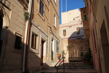 building in vittoriosa (malta)