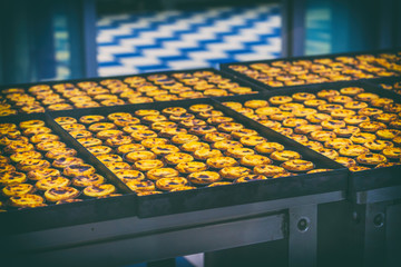 Pasteis de Belem - portuguese egg tart pastries coffee at Lisbon cafe, Portugal. This weets making...