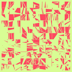 Abstract Random Color Poligones Generative Art background illustration