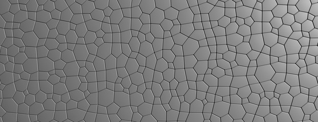 Paving tiles seamless pattern, grey color background texture. 3d illustration