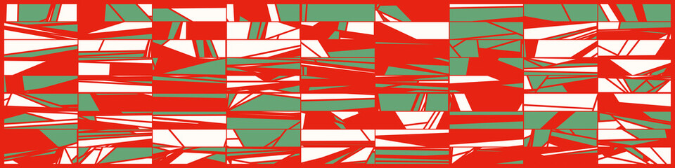 Abstract Random Color Poligones Generative Art background illustration