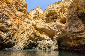 Fototapeta na wymiar Cliffs in Ponta da Piedade , Algavre, Portugal