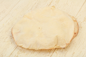 Traditional Pita bread for snack