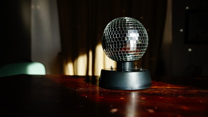 a mirror ball to party like a vintage 