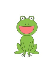 illustration of a frog