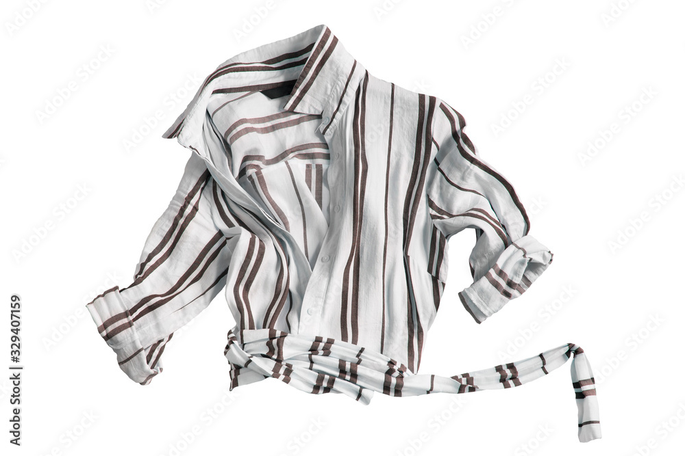 Sticker Striped shirt isolated