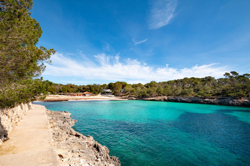 Fototapeta premium Playa de S´Amarador, Mallorca Spanien