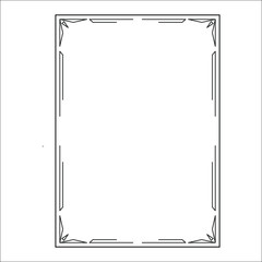 vector image, decorative ornamental frame, original design