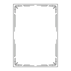 vector image, decorative ornamental frame, original design