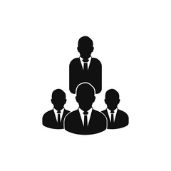 Business Teamwork Icon. Editable Vector Symbol Illustration.