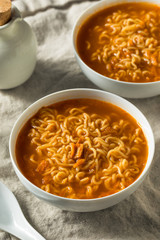 Spicy Instant Ramen Noodle Bowl