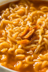 Spicy Instant Ramen Noodle Bowl