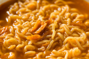 Spicy Instant Ramen Noodle Bowl