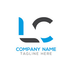 Initial LC letter Business Logo Design vector Template. Abstract Letter LC logo Design