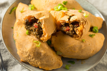 Homemade Cheesy Beef Cassava Empanadas