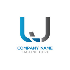 Initial LJ letter Business Logo Design vector Template. Abstract Letter LJ logo Design