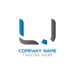 Initial LJ letter Business Logo Design vector Template. Abstract Letter LJ logo Design