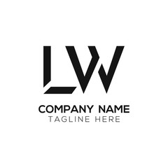Obraz premium Initial LW letter Business Logo Design vector Template. Abstract Letter LW logo Design