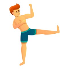 Champion mma icon. Cartoon of champion mma vector icon for web design isolated on white background