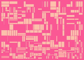 Abstract Random Color Poligones Generative Art background illustration