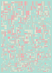 Abstract Random Color Poligones Generative Art background illustration