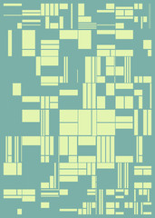 Abstract Random Color Poligones Generative Art background illustration