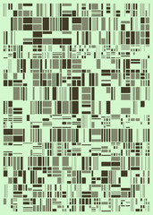 Abstract Random Color Poligones Generative Art background illustration