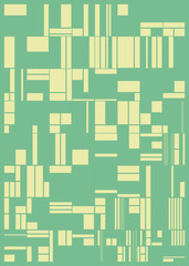 Abstract Random Color Poligones Generative Art background illustration