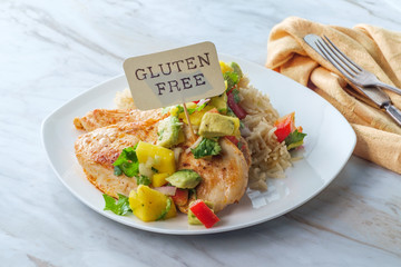 Mexican Chicken Mango Salsa