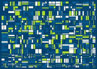 Abstract Random Color Poligones Generative Art background illustration