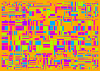 Abstract Random Color Poligones Generative Art background illustration