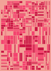 Abstract Random Color Poligones Generative Art background illustration