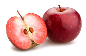 dark red apples