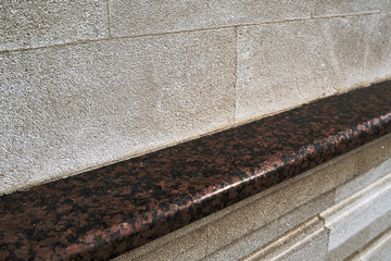 closeup of architectural element for background or texture