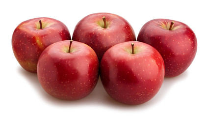 dark red apples
