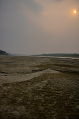 A Beautiful Sunset in the River of Gorai.
