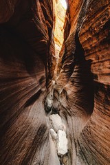Inside a Slot Canyon