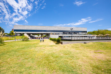 Argentina Rosario Parana river aquarium panoramic view