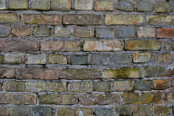 Old brick wall texture grunge background.