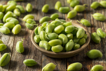 Raw Green Organic  Garbanzo Beans
