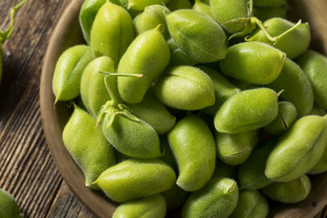 Raw Green Organic  Garbanzo Beans