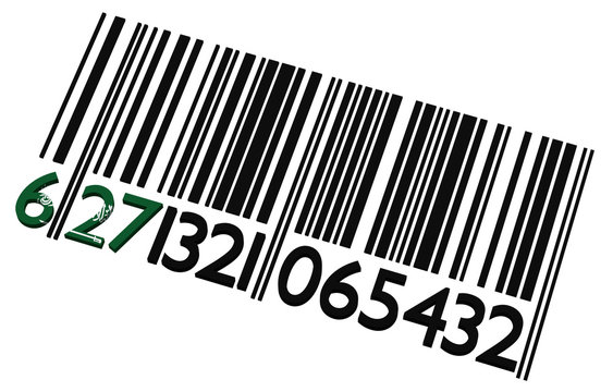 3D Saudi Arabia barcode