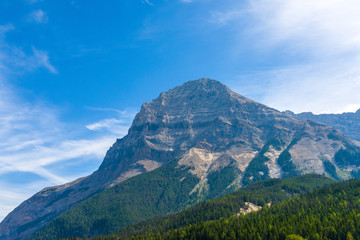 mountains and clouds
