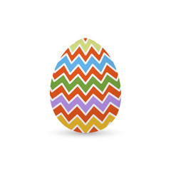 Isolated decorated easter eggs