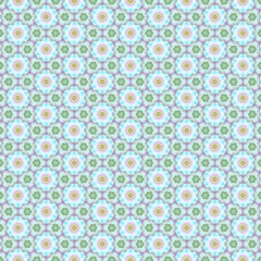 Kaleidoscope seamless background pattern for printing on fabric, paper for scrapbook, wallpaper, cover, page book.