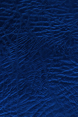 blue leather texture for background
