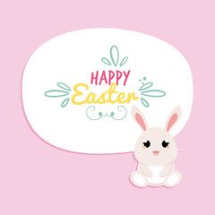 Happy easter card